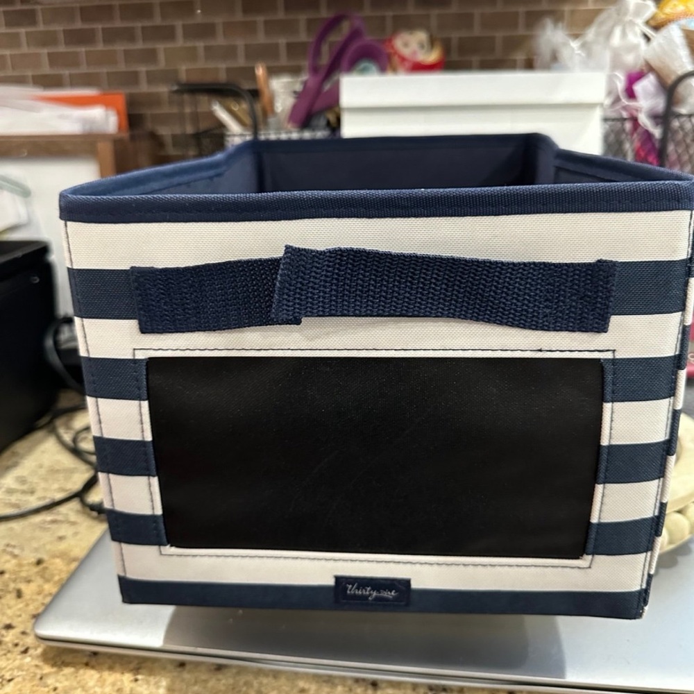 Good Thirty-One ( Navy Rugby Stripe ) Your Way Rectangle Bin